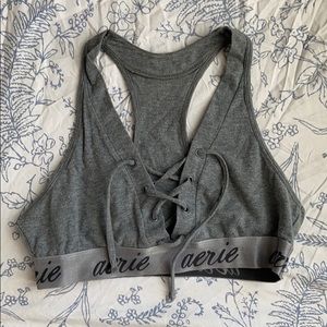 Grey sports bra/bralette